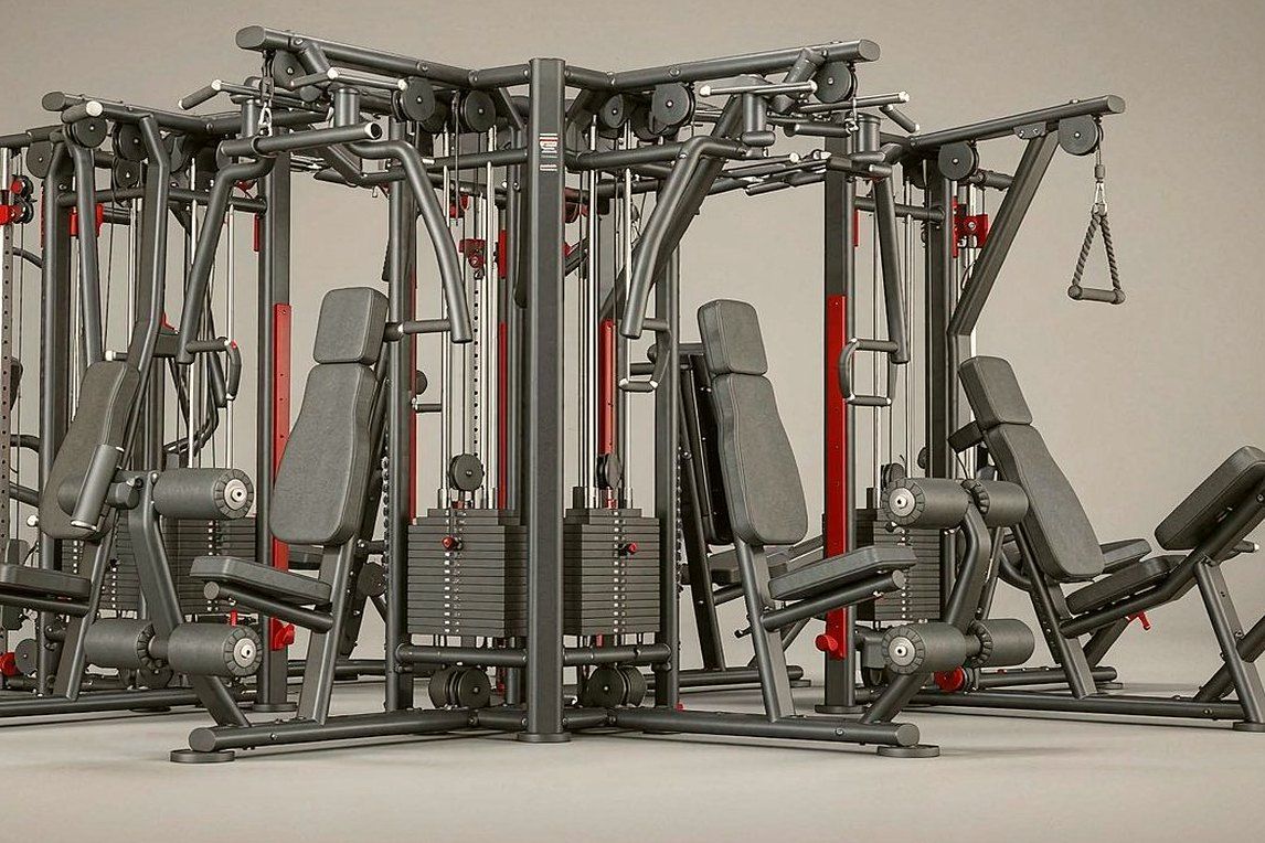 Commercial Four Station Multi Gym — DLMS-4C