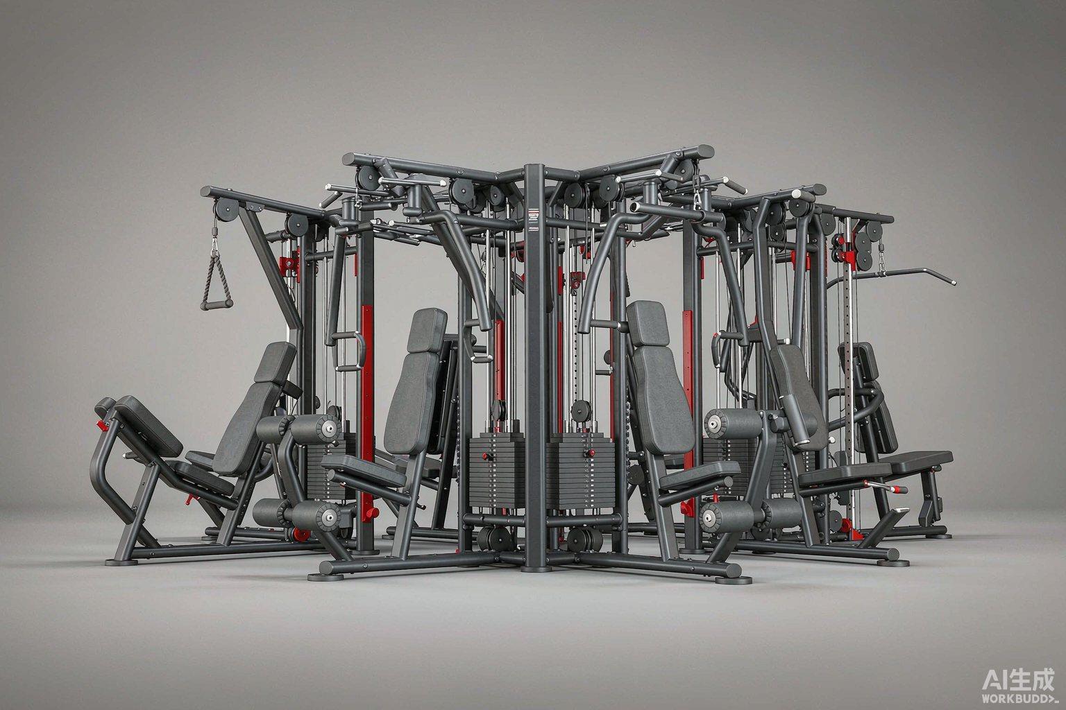 Ten Station Multi Gym System — DLMS-10