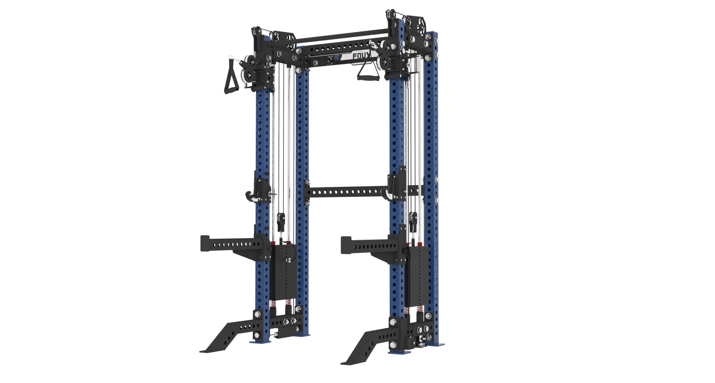 Multi Functional Smith Machine with Integrated Weight Stack view 3