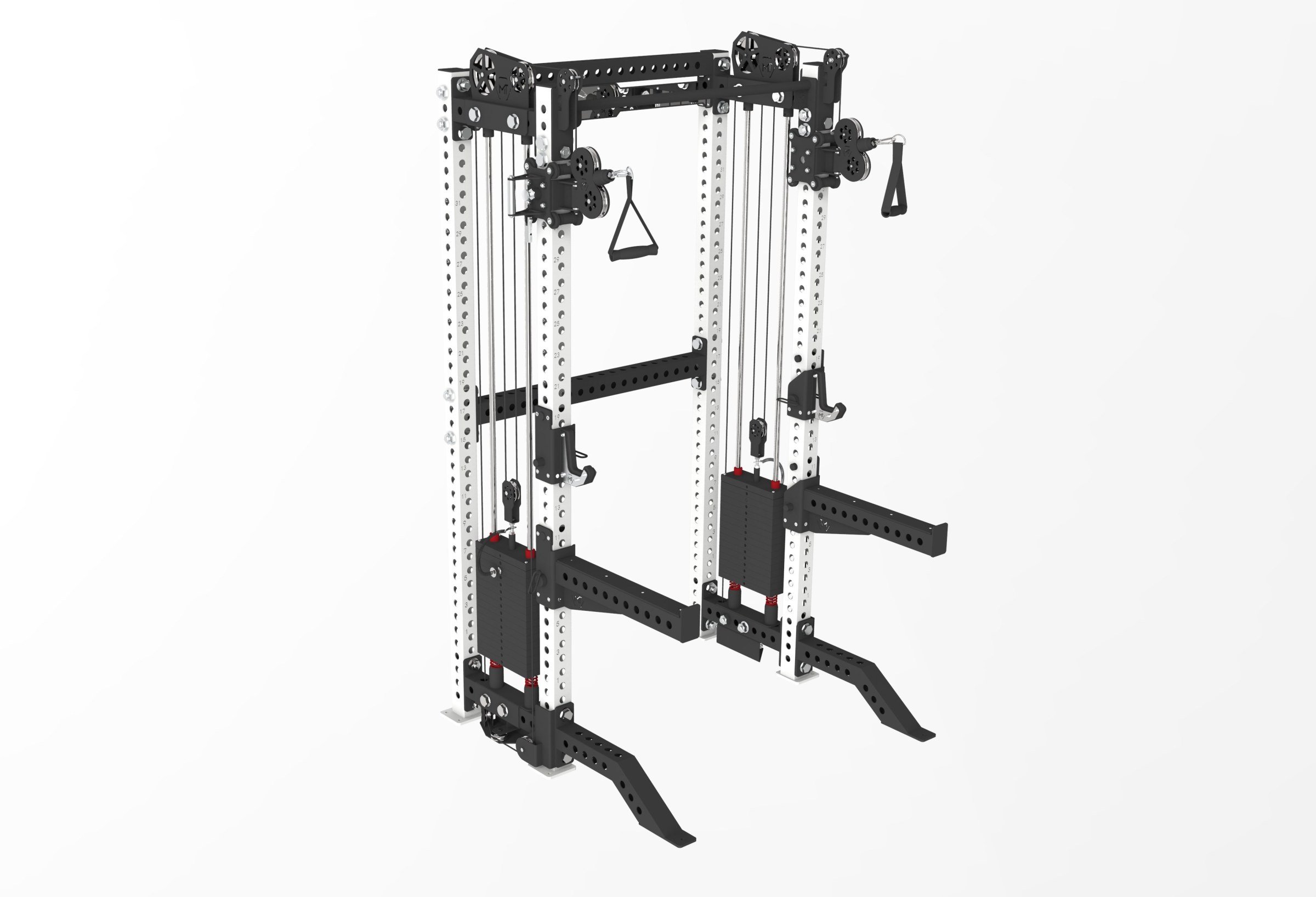 Multi Functional Smith Machine with Integrated Weight Stack view 4