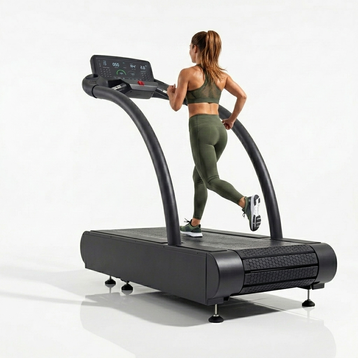 Motorised Flat Slat Belt Treadmill view 5